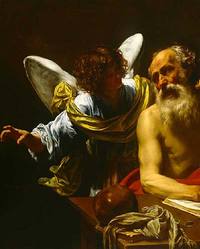 Saint Jérôme et l’ange, Simon Vouet, Washington, National Gallery, Samuel H. Kress Collection. Image courtesy of the board of Trustees, National Gallery of Art, Washington.