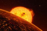 L’exoplanète CoRoT-7b, une super-Terre couverte de lave ou de vapeur d’eau