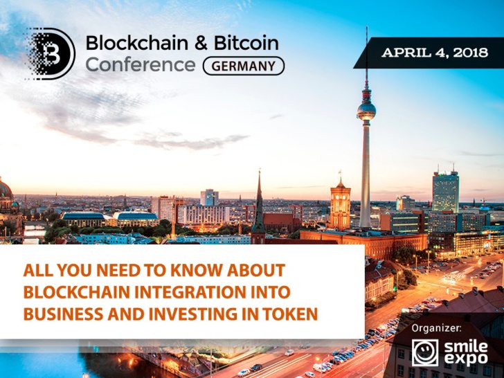 Trends and regulation of the crypto industry discussed at Blockchain & Bitcoin Conference Germany on April 4 