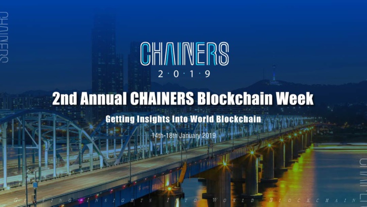 Asia's Biggest Chainers Blockchain Week Events Returns To South Korea Early January 2019.