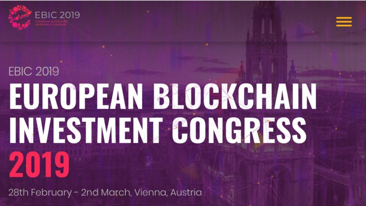 European Blockchain Investment Congress 2019 Bringing Industry Professionals, Investors and Startups Together in Vienna