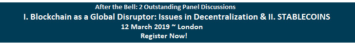 After the Bell Events announces an outstanding panel discussion in London on 12 March 2019.