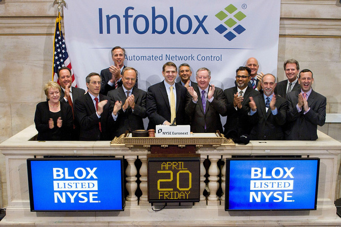 Introduction en bourse d'Infoblox (Finyear New York)