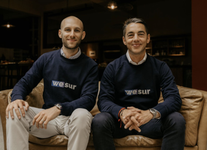 Geoffrey Morin & Jérémie Bugard, co-fondateurs de WeSur
