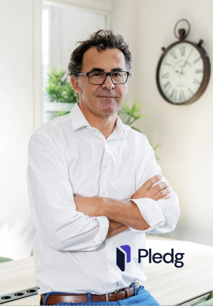 Nicolas pelletier, CEO de Pledg