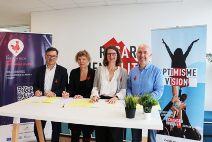 Le Crédit Mutuel Arkéa et la French Tech Brest Bretagne Ouest officialisent un partenariat en faveur de l’entrepreneuriat et l’innovation dans l’ouest breton