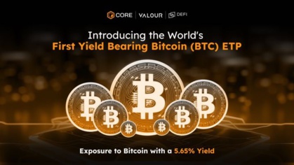 Valour, le premier produit négocié en Bourse à rendement en bitcoin (BTC)