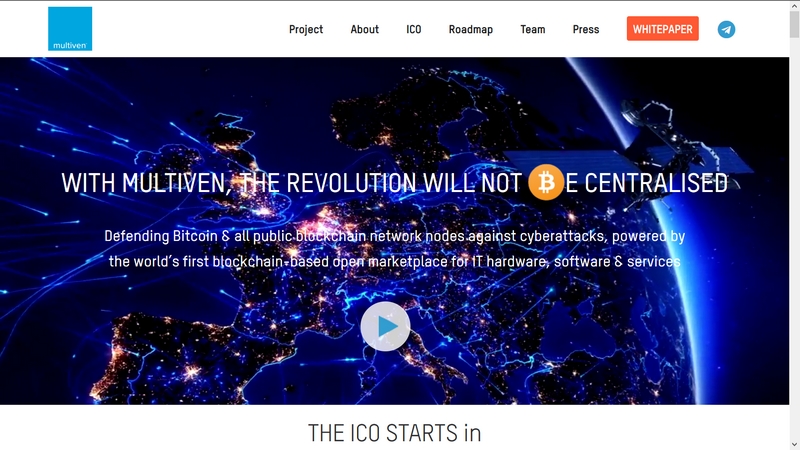 Multiven : une ICO pour créer la 1ère marketplace blockchain pour les produits et services informatiques, télécoms et réseaux