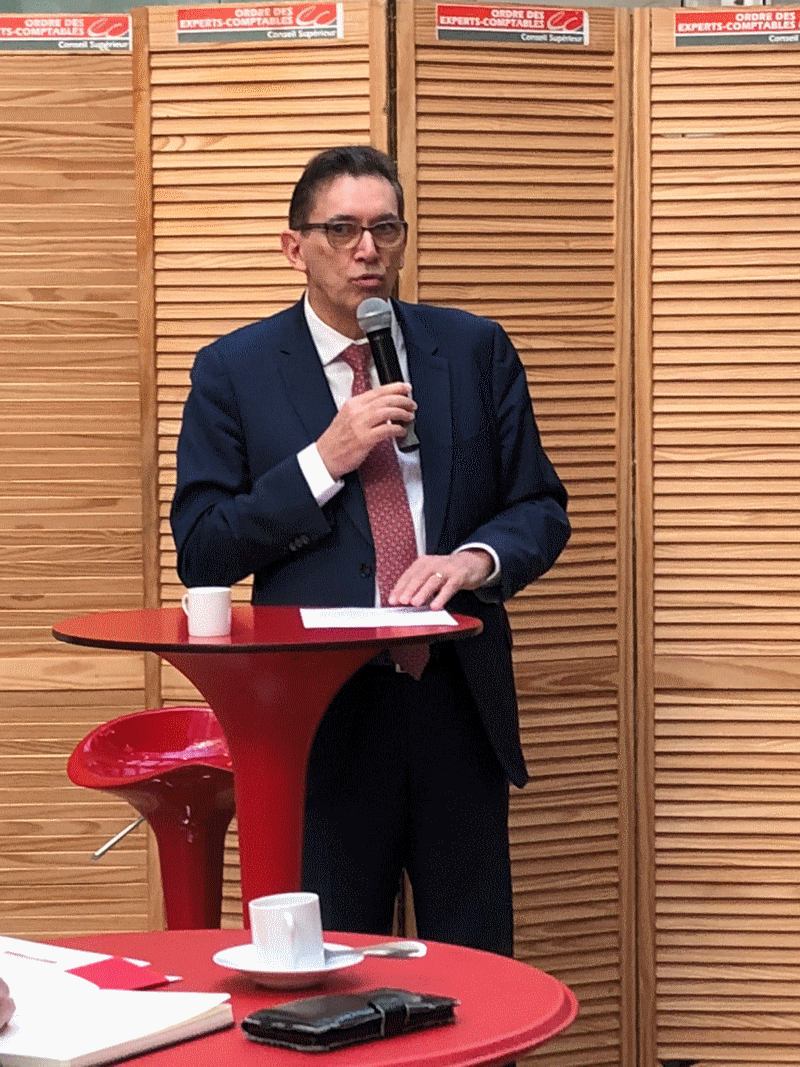 Charles René Tandé Président du Conseil supérieur de l'ordre des experts-comptables
