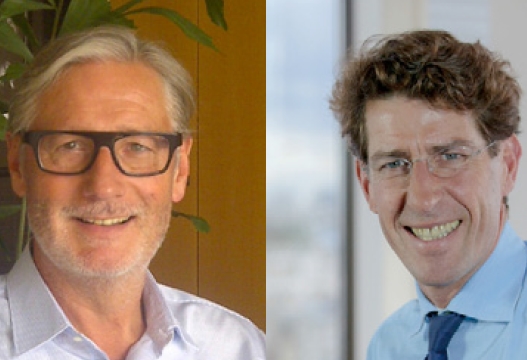 Gilles Peiny, Directeur Commercial Atradius, et Patrick Touton, Directeur Général Financière Isodev