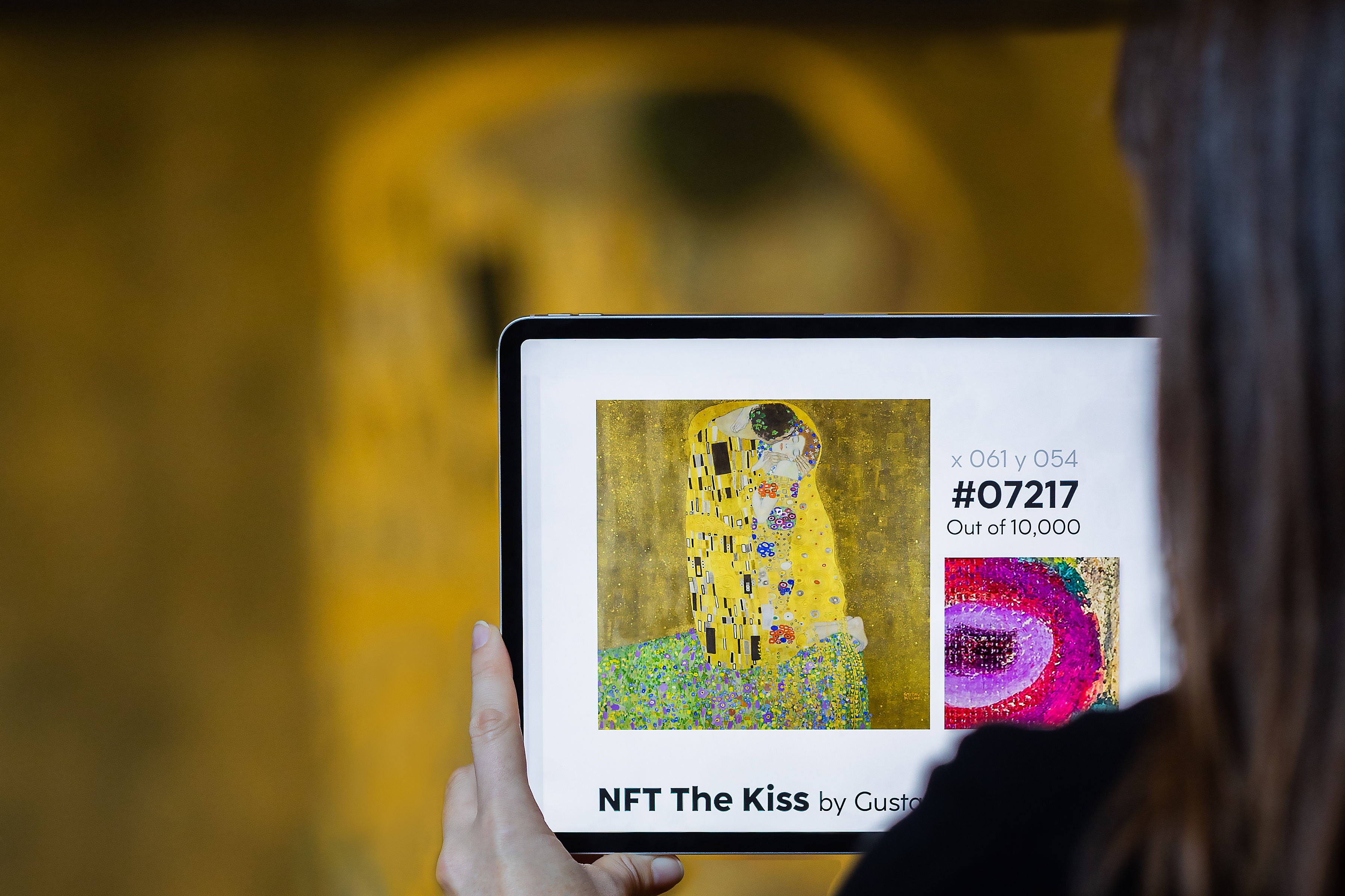 The Belvedere Museum in Vienna Sells NFTs of The Kiss by Gustav Klimt for Valentine's Day