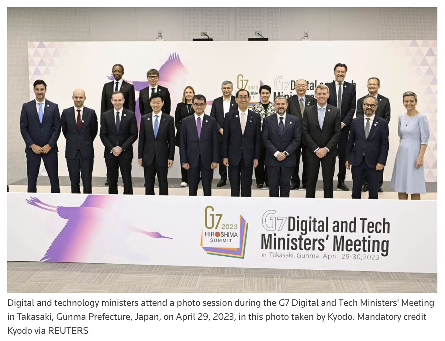 G7 should adopt 'risk-based' AI regulation, ministers say