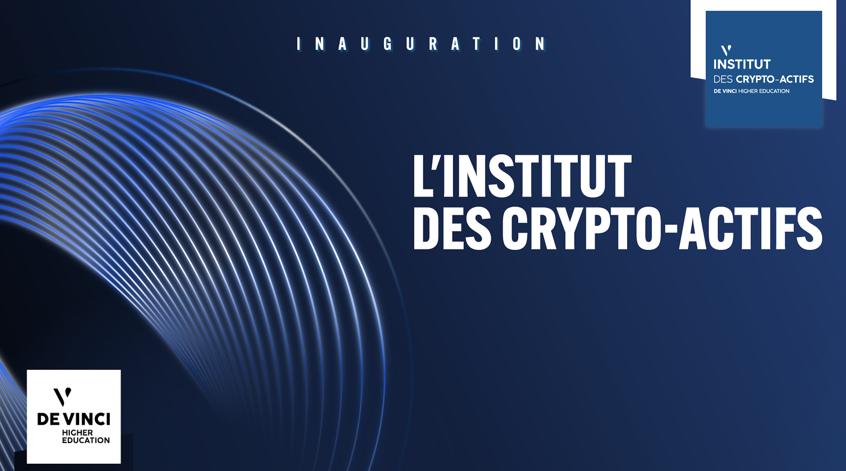Inauguration de l'Institut des Crypto-Actifs au sein du pôle Léonard de Vinci