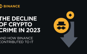 Déclin de la criminalité liée aux cryptos en 2023  : Binance revendique son impact.