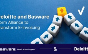 Deloitte signe un partenariat avec Basware pour optimiser le traitement de la facture électronique. 